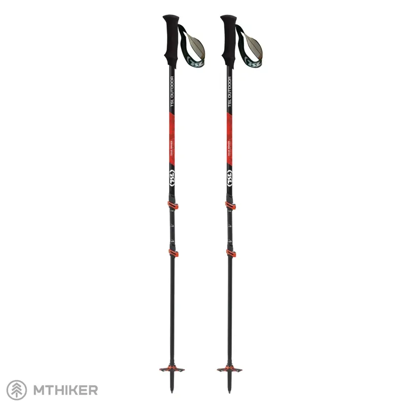 Vrácení Zdarma TSL Tour Carbon 3 Light ST Swing hole, 72.5 - 140 cm, červená