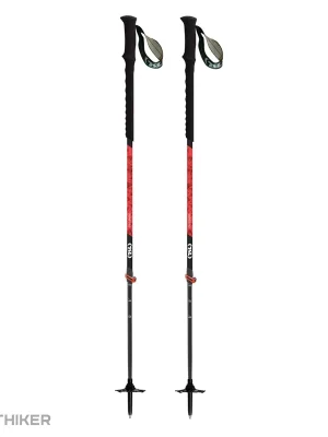 TSL Tour Carbon 2 Cross Twist hole, 87.5 - 140 cm, červená Levný
