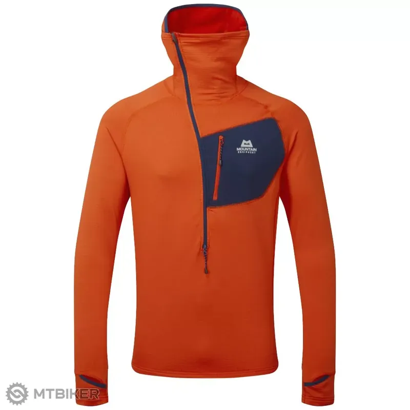 Top Prodej Mountain Equipment Eclipse Hooded Zip T Fleece mikina, magma/medieval