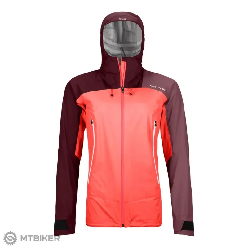 Originální ORTOVOX Westalpen 3L Light dámská bunda, coral