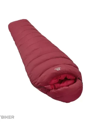 Finální Výprodej Mountain Equipment Olympus 450 Long dámský spacák, 195 cm, rhubarb