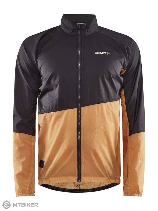 Craft ADV Offroad Wind bunda, tmavě šedá/oranžová Značkový