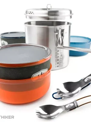 Expresní Doručení GSI Outdoors Glacier Dualist sada nádobí, 1.8 l
