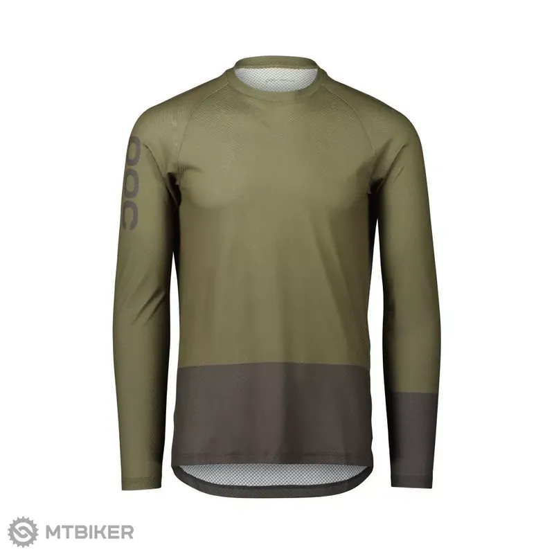 POC Pure LS dres, epidote green/sylvanite grey Víkendová Akce
