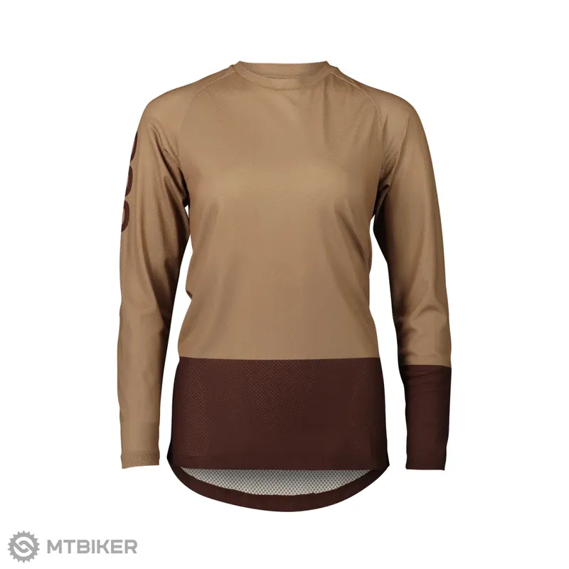 POC Pure LS dámský dres, jasper brown/axinite brown Výprodej
