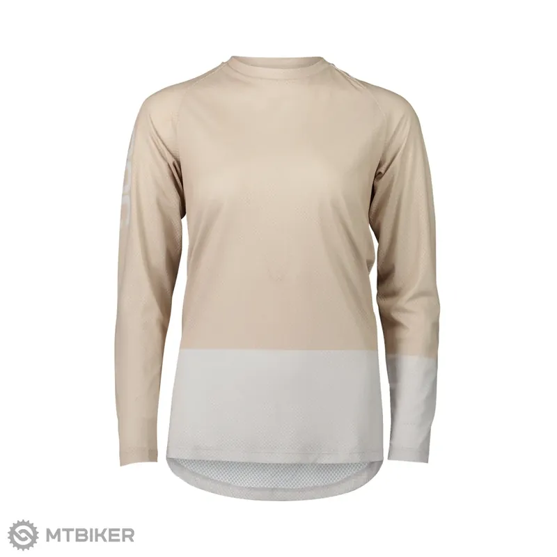 POC Pure LS dámský dres, sandstone beige/granite grey Must-Have