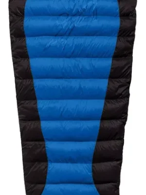 Aktuální Warmpeace VIKING 300 spacák, 195 cm, modrá/šedá/černá