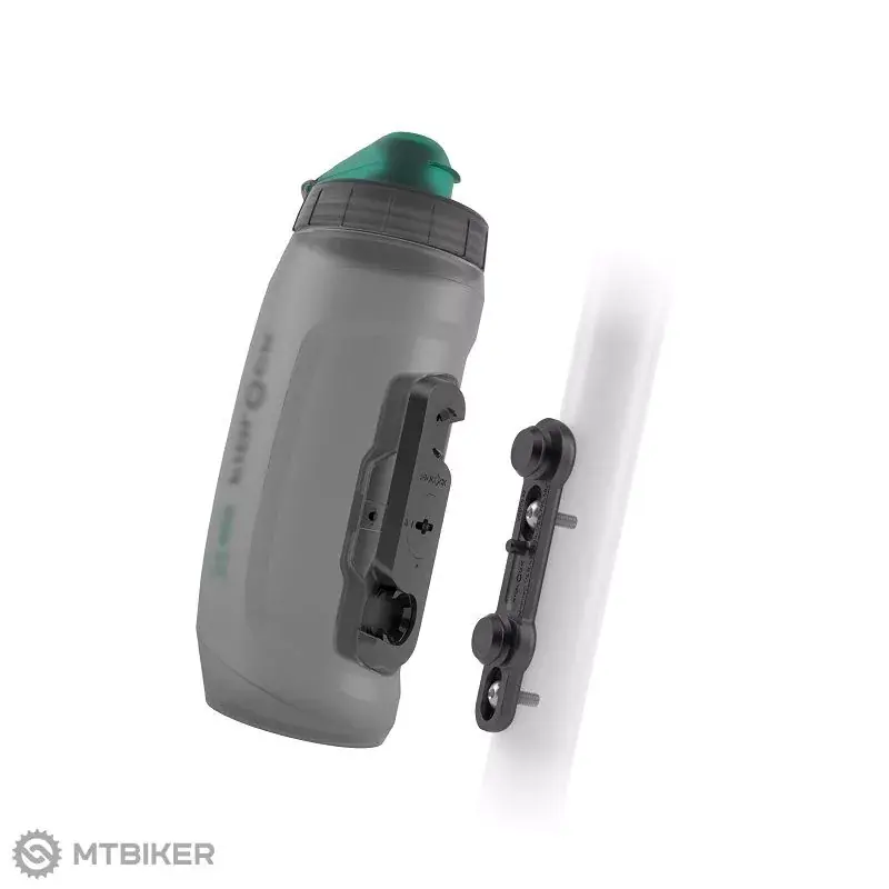Pouze Dnes Fidlock TWIST SET láhev + základna na rám, 590 ml, šedá