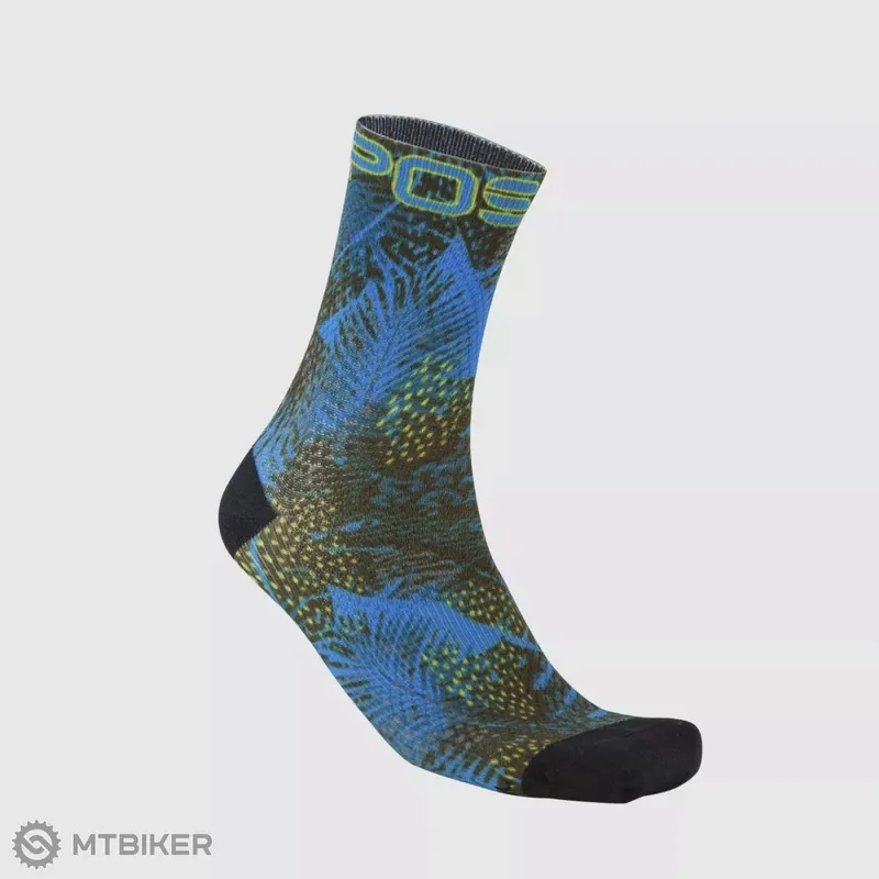 Super Cena Karpos GREEN FIRE ponožky, black/indigo/high visibility
