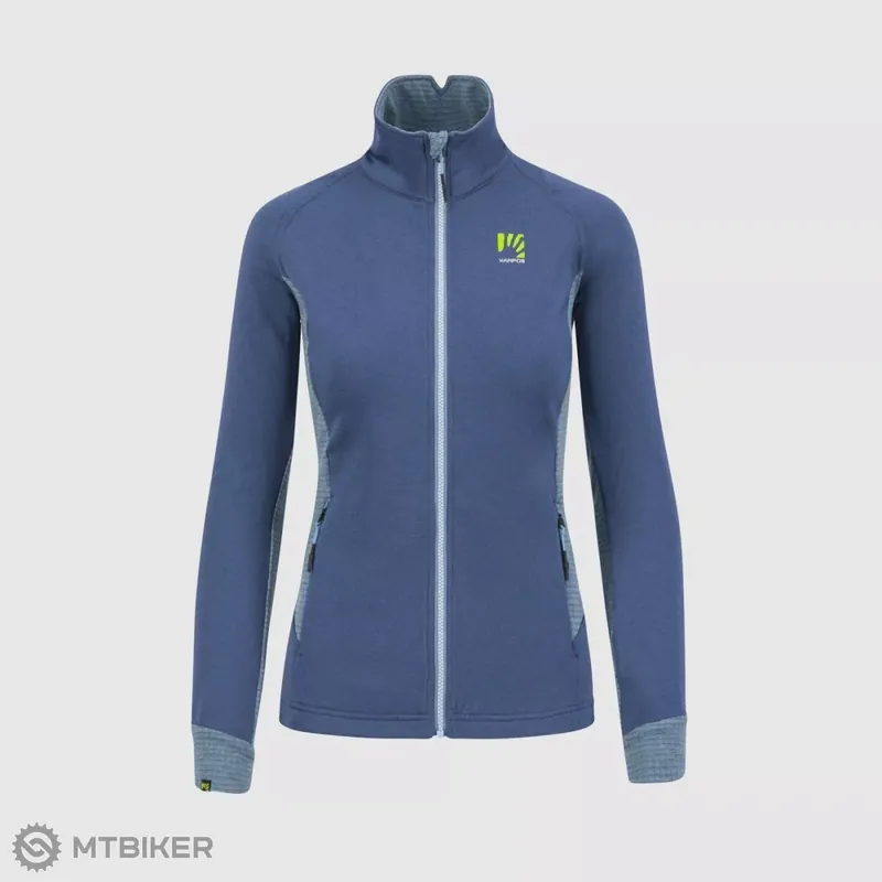 Tovární Cena Karpos Pizzocco Evo Full-zip dámská flíska, vintage indigo/spring lake