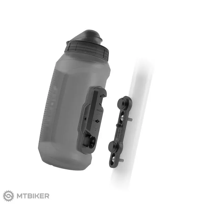 Novinka Fidlock TWIST set láhev + základna na rám, 750 ml, tmavě čirá