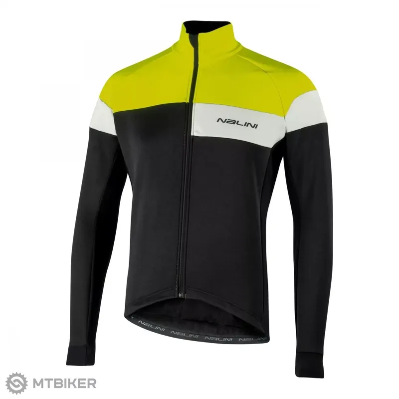 Nalini B0W PISTA JKT bunda, černá/neon zelená Horká Nabídka