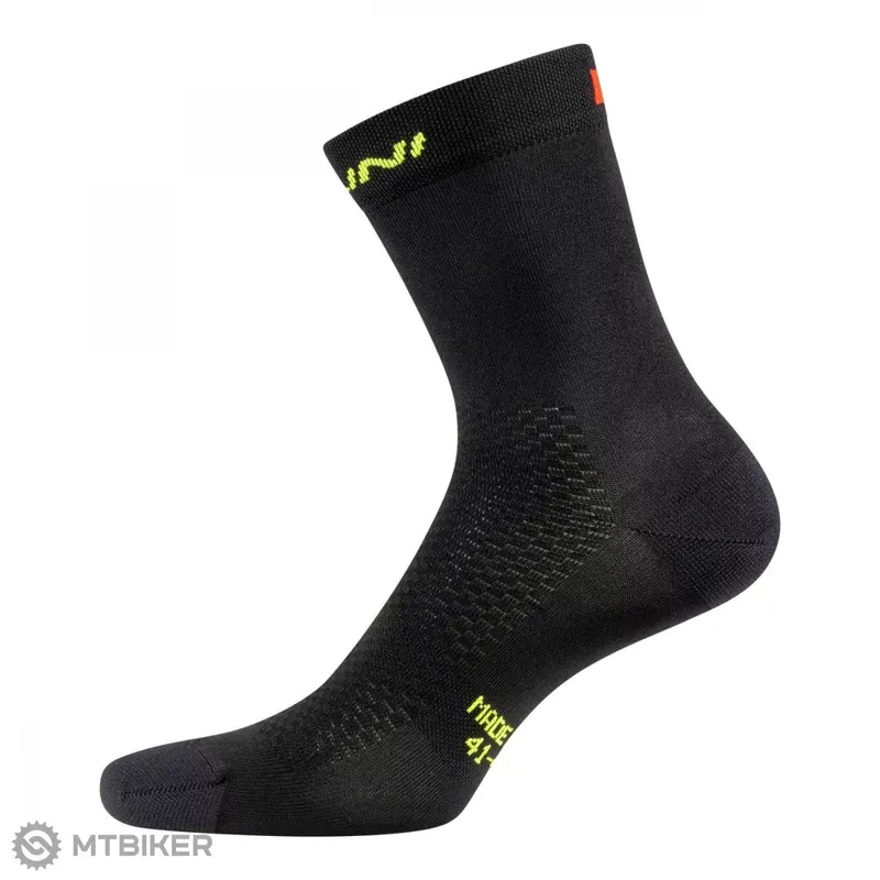 Nalini B0W VELA ponožky, černá/zelená Must-Have
