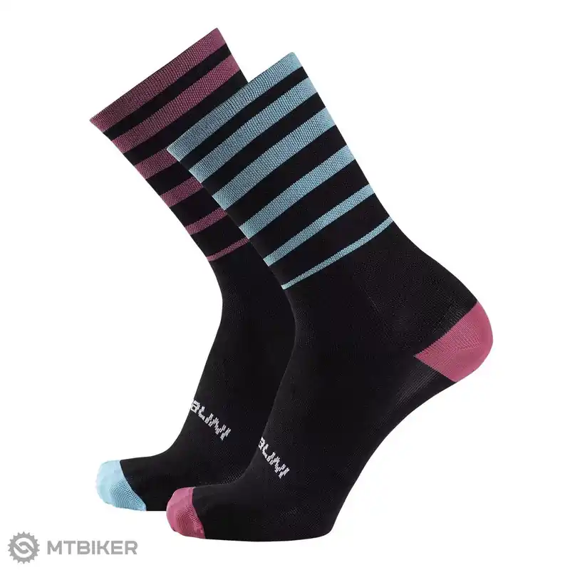 Nalini Gravel socks ponožky, černá/modrá/fialová Horká Nabídka