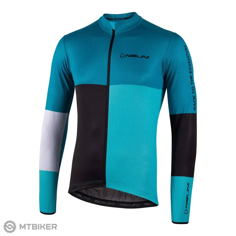 Sleva Nalini New LS Coffee dres, černá/modrá