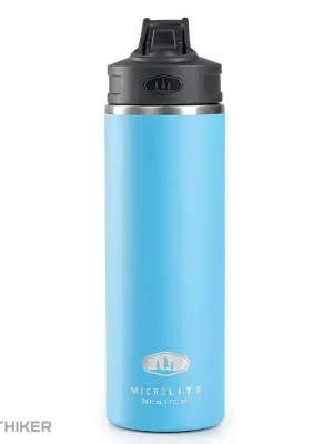 Nová Kolekce GSI Outdoors Microlite Straw Top láhev, 710 ml, sapphire