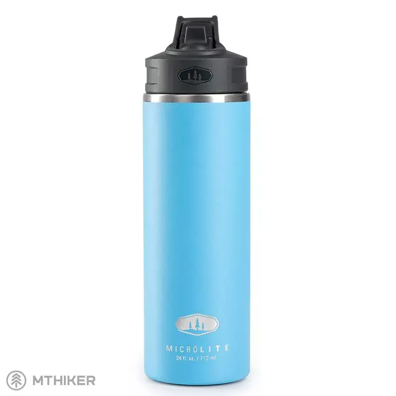 Nová Kolekce GSI Outdoors Microlite Straw Top láhev, 710 ml, sapphire
