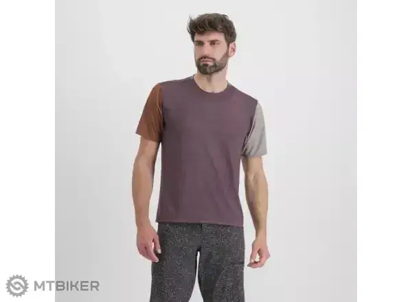 Cenový Hit Sportful Sky Rider Giara tričko, fialová/oranžová