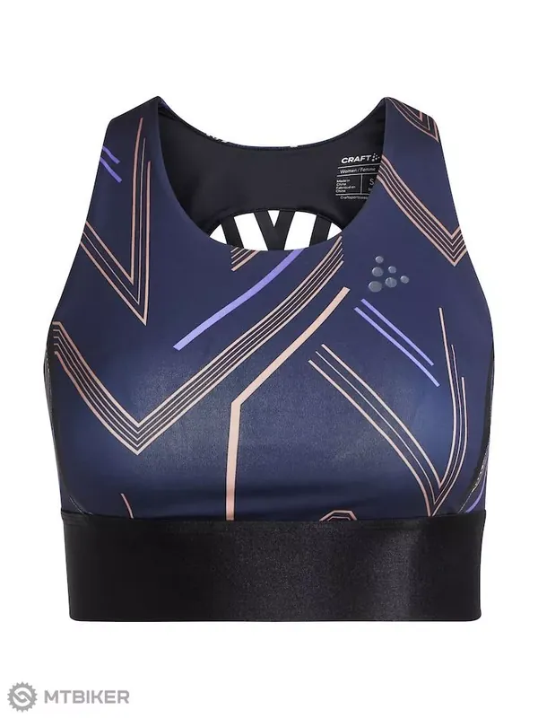 CRAFT ADV HiT Padded Sport dámský top, tmavě modrá Expresní Doručení