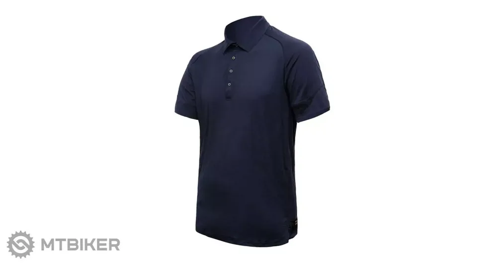 Sensor MERINO ACTIVE polo triko, deep blue Originální