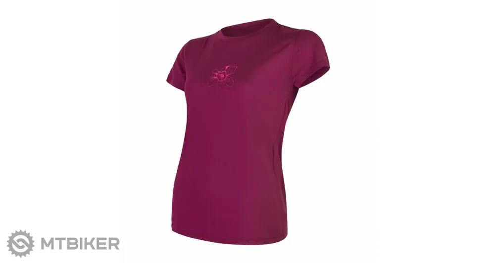 Rychlé Dodání Sensor MERINO ACTIVE PT ORCHID dámské triko, lilla