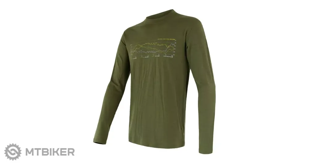 Sensor MERINO ACTIVE TRACK triko, safari green Koupit Online