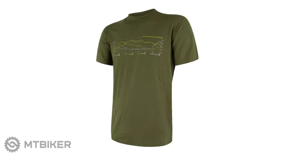Sensor MERINO ACTIVE PT TRACK triko, safari green Tovární Cena