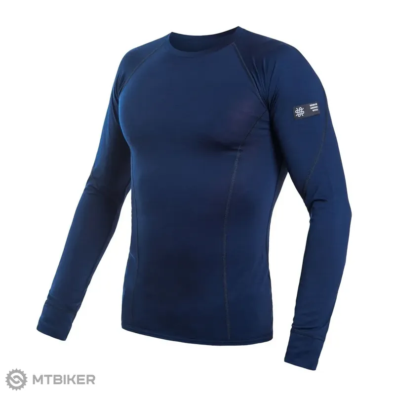 Levný Sensor Merino Active tričko, tmavě modrá