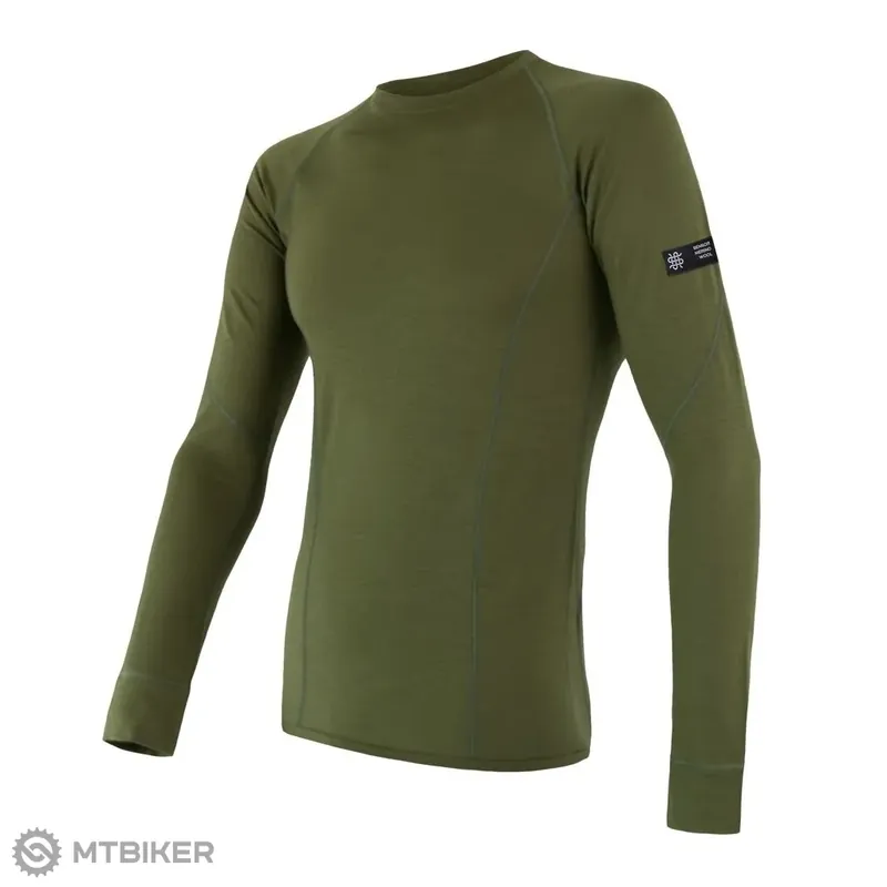 Tovární Cena Sensor Merino Active triko, safari green