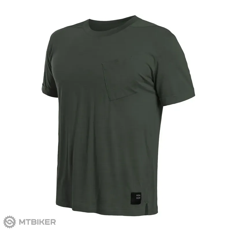 Sensor MERINO AIR traveller triko, olive green Nízká Cena