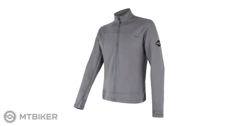 Top Prodej Sensor MERINO UPPER mikina, šedá