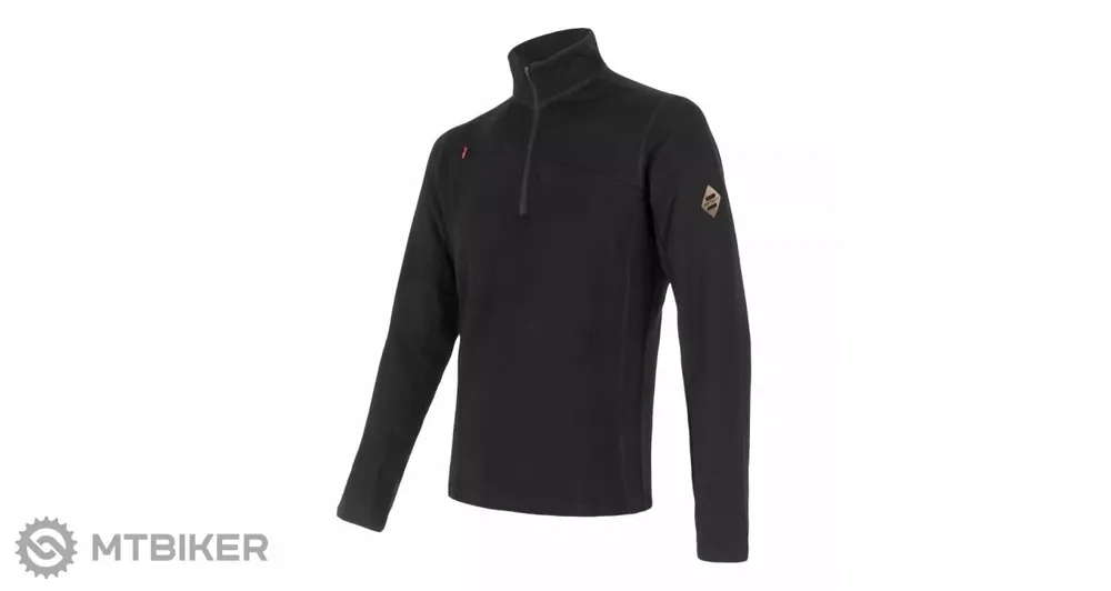 Sezónní Sleva Sensor MERINO UPPER mikina, černá