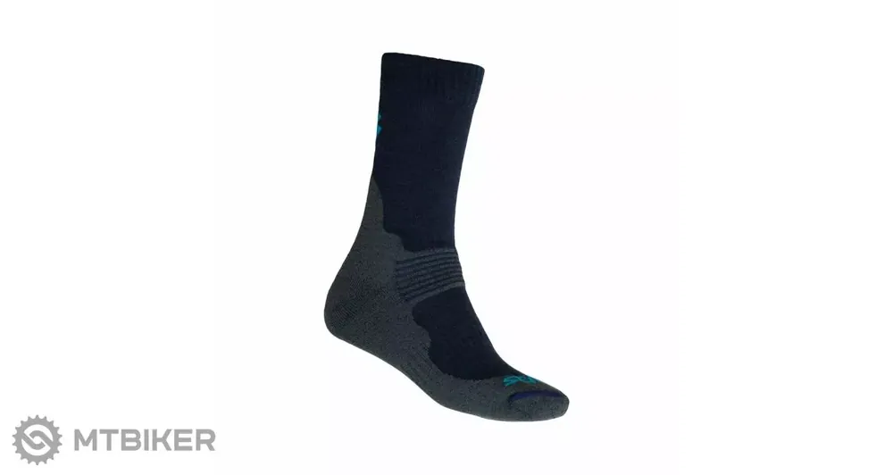Sensor EXPEDITION MERINO ponožky, tm, černá/modrá Víkendová Akce