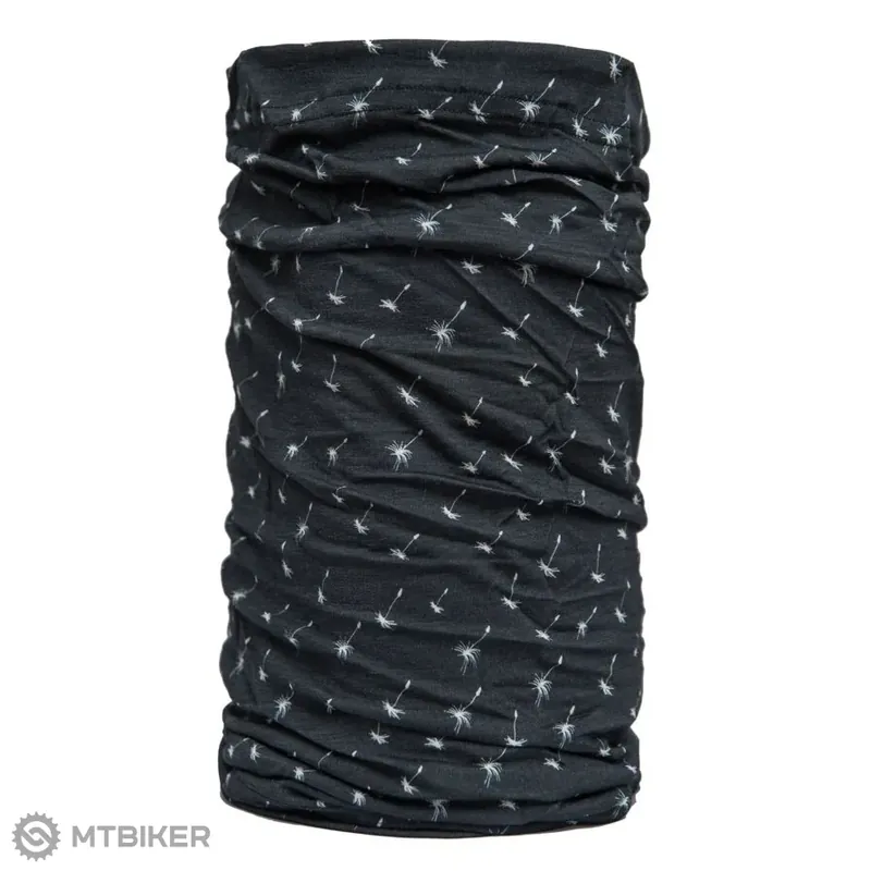Nová Kolekce Sensor Tube Merino Impress šátek, černá/pattern