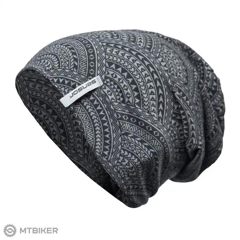 Sensor Merino Impress čepice, šedá/maori Časově Omezené