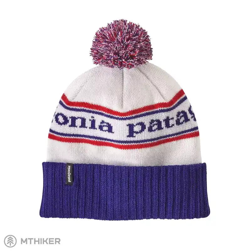 Novinka Patagonia Powder Town čepice, park stripe viking blue