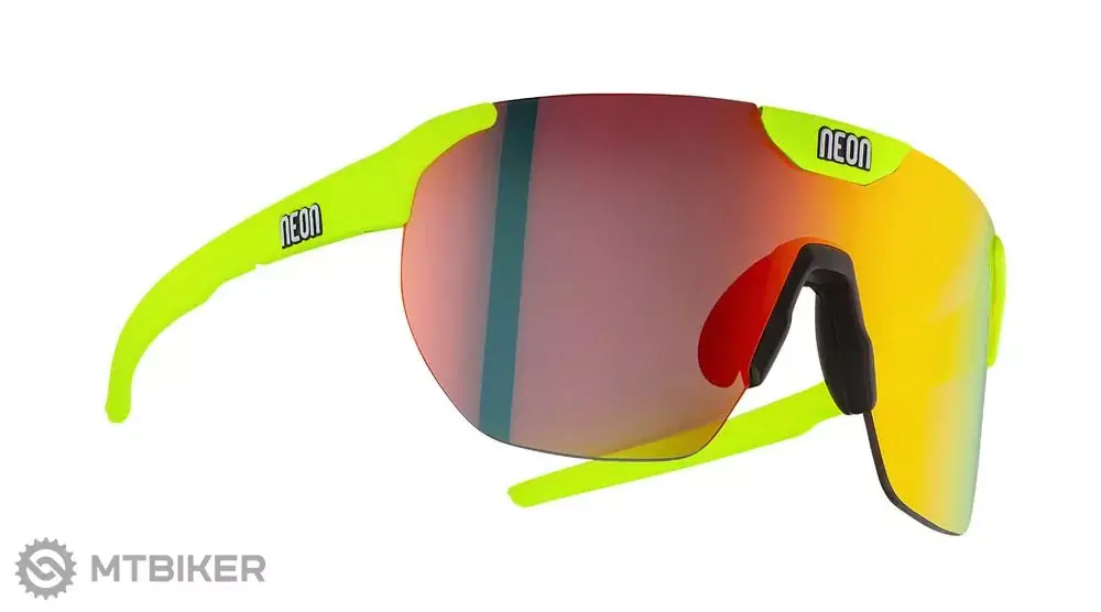 Vysoce Kvalitní Neon CORE brýle, YELLOW FLUO/MIRROR RED CAT 3