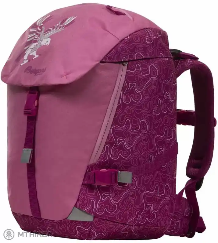 Bergans Aksla 24 Lid dětský batoh, 24 l, ibis rose topo Novinka