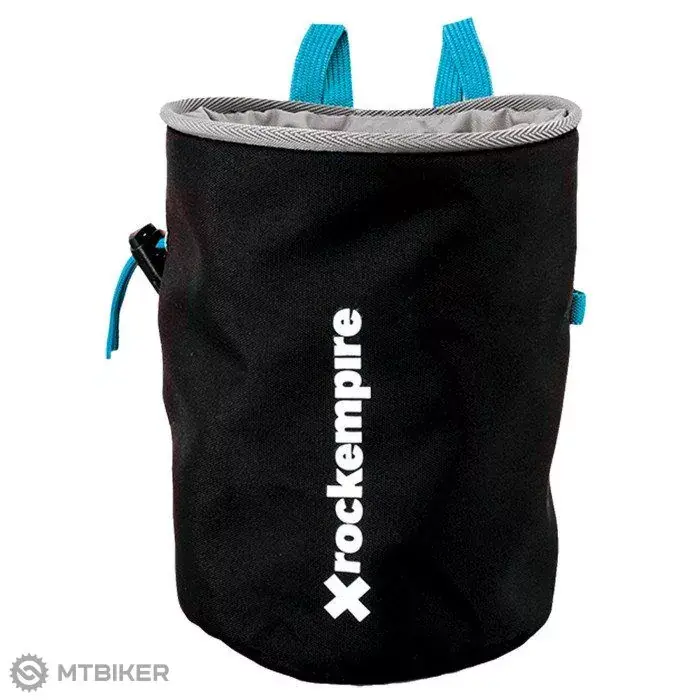 Cenově Výhodný Rock Empire Chalk Bag Basic sáček na magnesium, černá/modrá