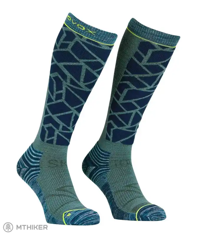 Bezpečná Platba ORTOVOX Ski Tour Compression Long podkolenky, deep ocean