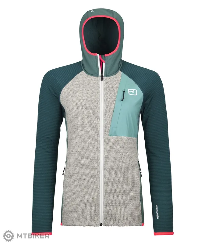 Expresní Doručení ORTOVOX Fleece Gp Classic Knit dámská mikina, arctic grey
