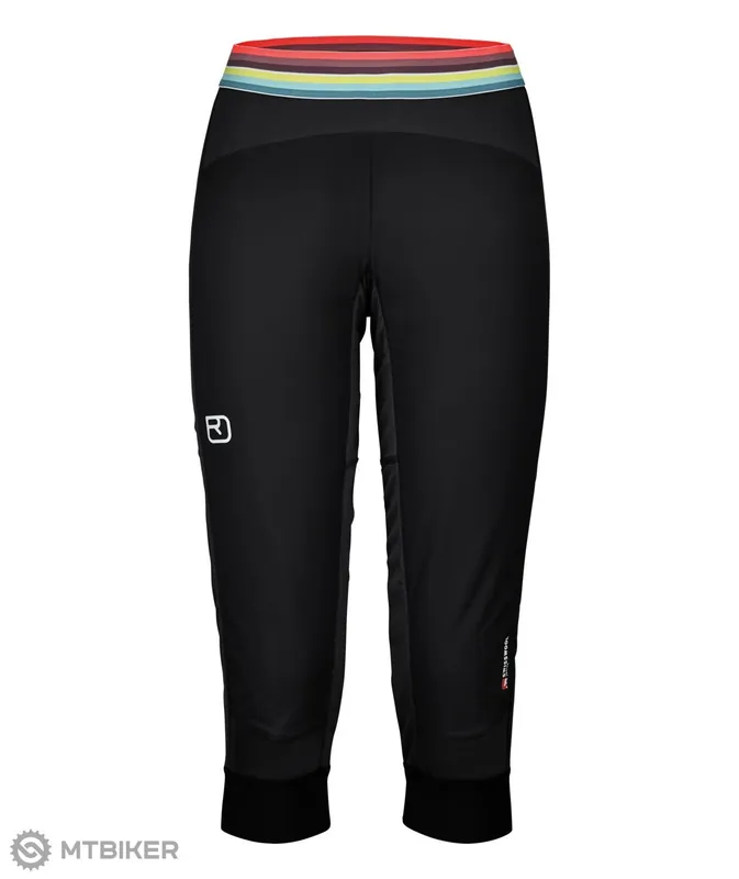 Nejlepší Volba ORTOVOX Swisswool Hybrid 3/4 dámské spodky, black raven