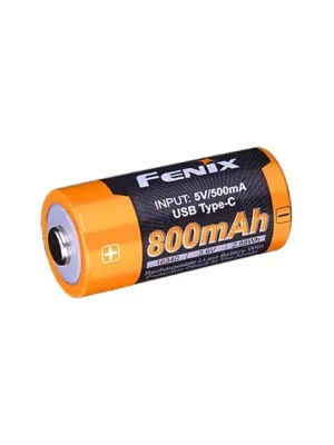 Fenix RCR123A USB-C Li-ion dobíjecí baterie, 800 mAh Oblíbený