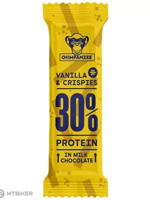 Horká Nabídka Chimpanzee PROTEIN BAR 30% proteinová tyčinka, 50 g, vanilla crispies