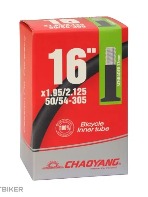 Ověřený Chaoyang 16x1.95-2.125" duše, autoventilek 33 mm