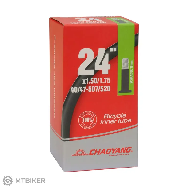 Chaoyang 24x1.50-1.75" duše, autoventil 33 mm Ověřený
