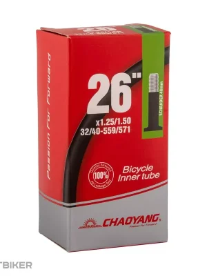 Speciální Cena Chaoyang 26 x 1.25 - 1.5" duše, autoventilek 48 mm