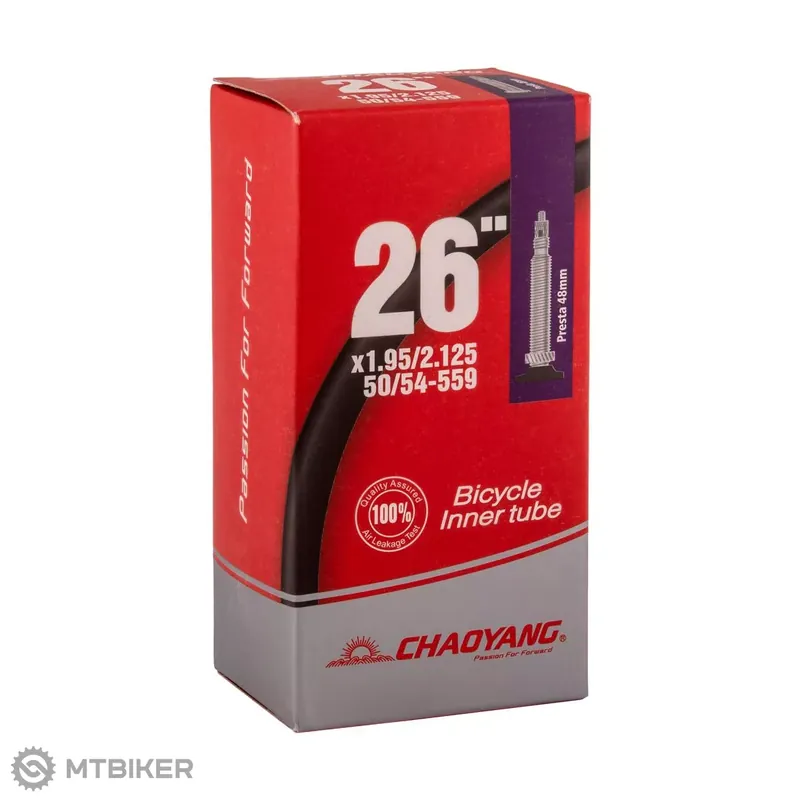 Chaoyang 26x1.95-2.125 duše, galuskový ventil 48 mm Aktuální