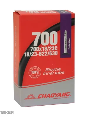 Ověřený Chaoyang 700x18-23C duše, galuskový ventil 48 mm