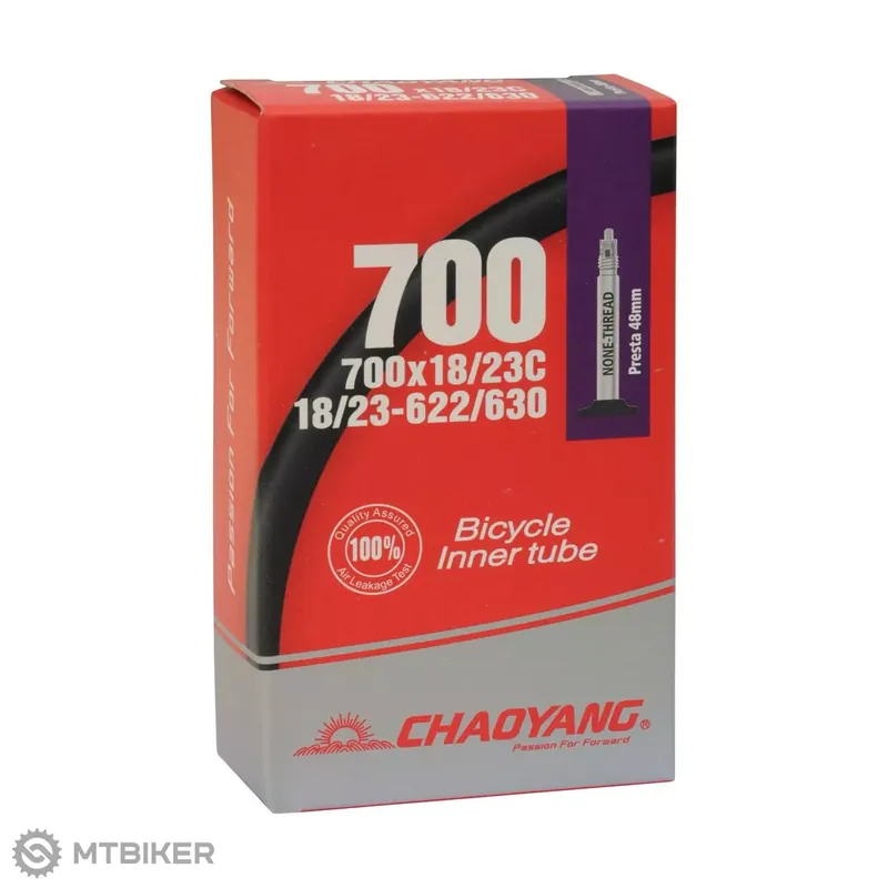 Ověřený Chaoyang 700x18-23C duše, galuskový ventil 48 mm